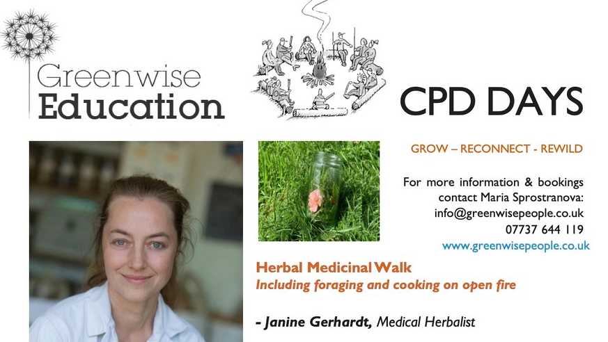 CPD Medicinal Herbal Walk & Forage, Oct 15th 2021