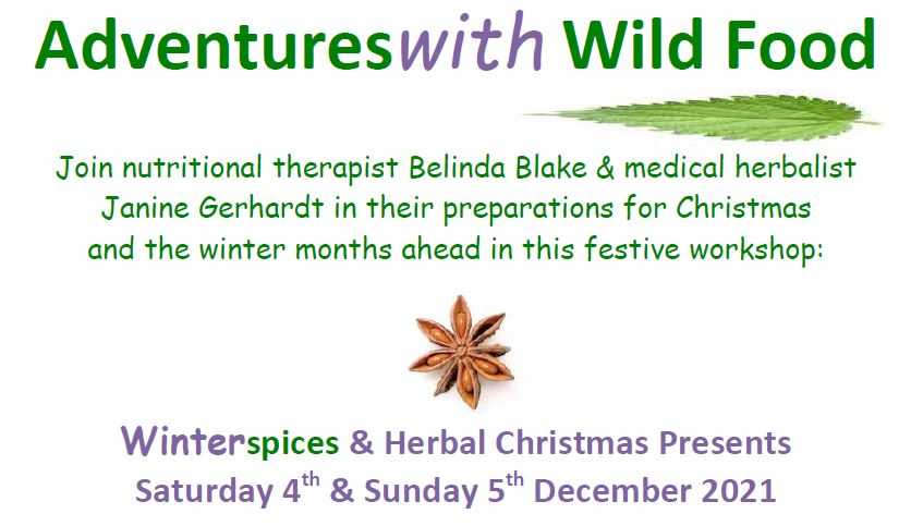 Adventures with wild food - Christmas 2021